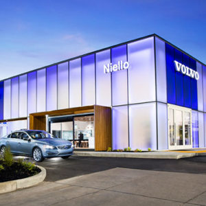 Niello Volvo exterior building entrance